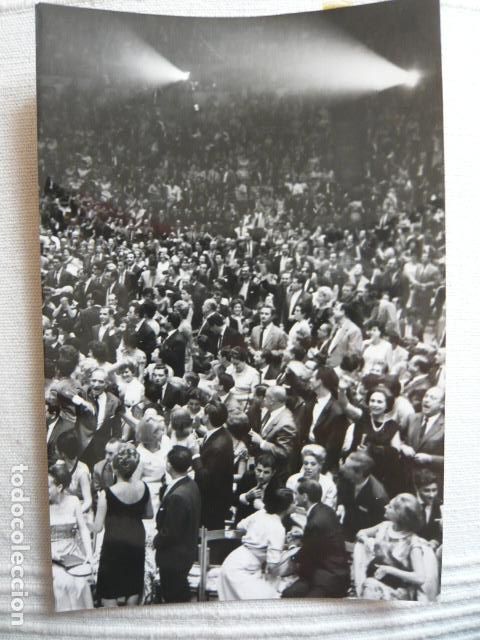 Antique Photography: BARCELONA FESTIVAL CANCION MEDITERRANEA ANTIGUA FOTOGRAFIA ORIGINAL 12 X 17 CM