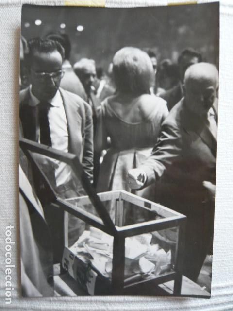 Fotograf&iacute;a antigua: BARCELONA FESTIVAL CANCION MEDITERRANEA ANTIGUA FOTOGRAFIA ORIGINAL 12 X 17 CM