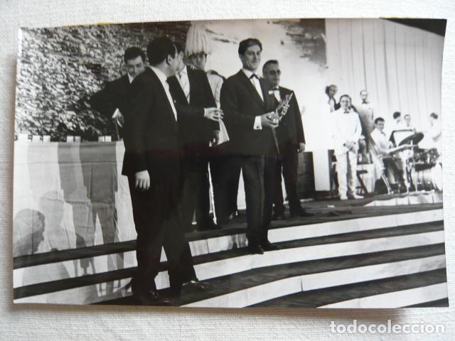Antique Photography: BARCELONA FESTIVAL CANCION MEDITERRANEA ANTIGUA FOTOGRAFIA ORIGINAL 12 X 17 CM