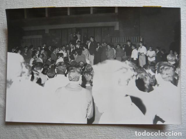 Antique Photography: BARCELONA FESTIVAL CANCION MEDITERRANEA ANTIGUA FOTOGRAFIA ORIGINAL 12 X 17 CM