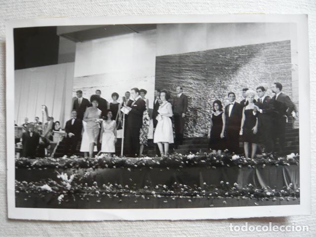 Antique Photography: BARCELONA FESTIVAL CANCION MEDITERRANEA ANTIGUA FOTOGRAFIA ORIGINAL 12 X 17 CM