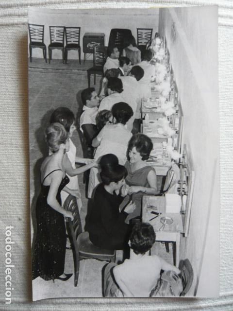 Antique Photography: BARCELONA FESTIVAL CANCION MEDITERRANEA ANTIGUA FOTOGRAFIA ORIGINAL 12 X 17 CM