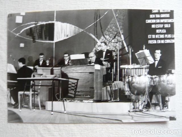 Antique Photography: BARCELONA FESTIVAL CANCION MEDITERRANEA ANTIGUA FOTOGRAFIA ORIGINAL 12 X 17 CM