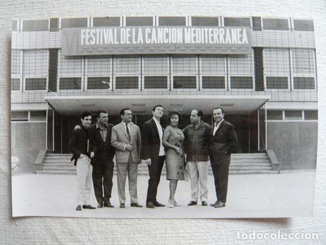 Fotografia antica: BARCELONA FESTIVAL CANCION MEDITERRANEA ANTIGUA FOTOGRAFIA ORIGINAL 12 X 17 CM