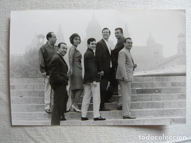 Fotografia antica: BARCELONA FESTIVAL CANCION MEDITERRANEA ANTIGUA FOTOGRAFIA ORIGINAL 12 X 17 CM