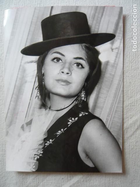 Fotografia antica: ISABELINA MATAS MISS COSTA DE LA LUZ MAJA DE ANDALUCIA 1968 ANTIGUA FOTOGRAFIA ORIGINAL 12 X 18 CM
