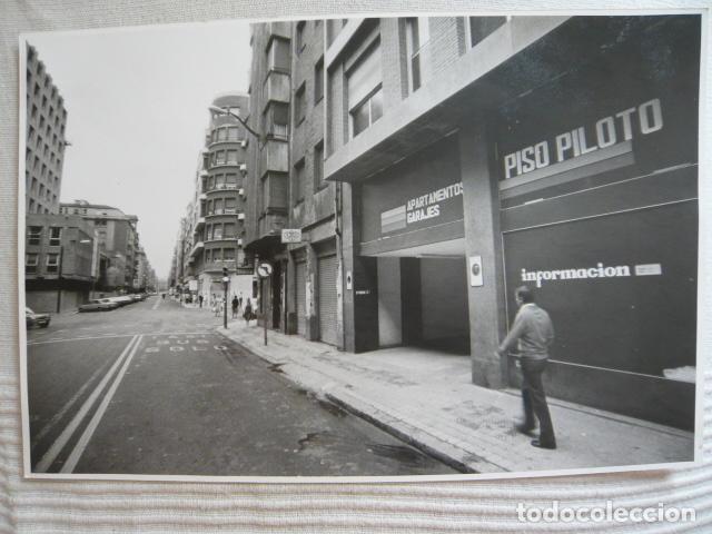 Fotografia antica: BARACALDO BILBAO ASPECTO URBANO ANTIGUA FOTOGRAFIA ORIGINAL 19 X 29 CM