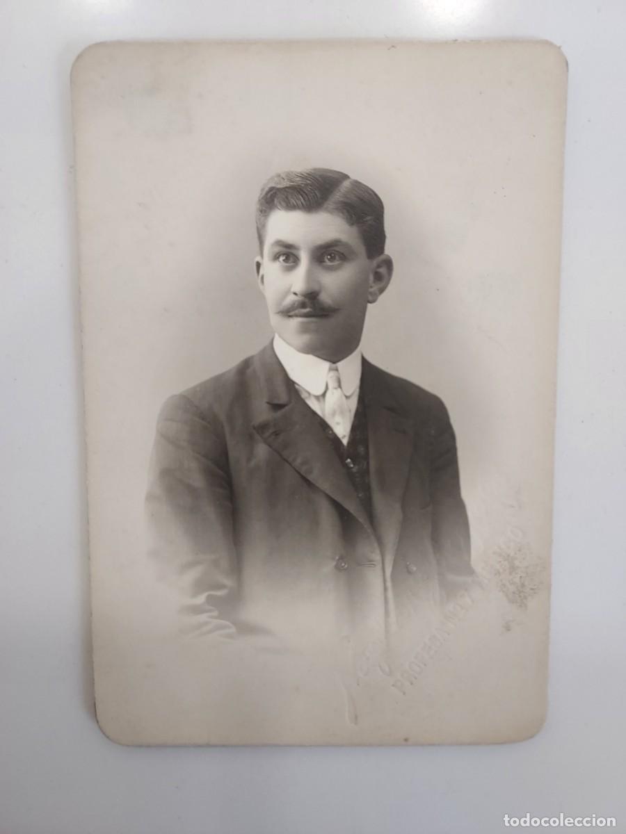 Antique Photography: FOTOGRAFO NAPOLEON, MEXICO. GABINETE RETRATO ESTUDIO CABALLERO. 14 X 9 CM. CIRCA 1900