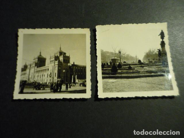 Antique Photography: VALLADOLID 2 FOTOGRAFIAS POR SOLDADO ALEMAN LEGION CONDOR GUERRA CIVIL 6,2 X 6,2 CM