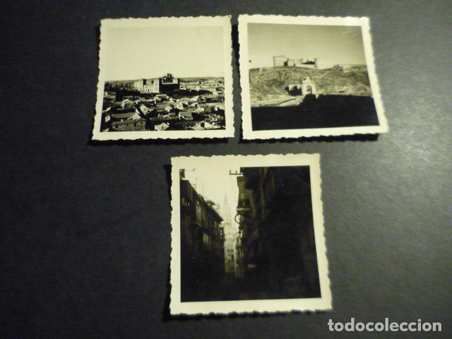 Fotografia antiga: TOLEDO 3 FOTOGRAFIAS POR SOLDADO ALEMAN LEGION CONDOR GUERRA CIVIL 6,2 X 6,2 CM