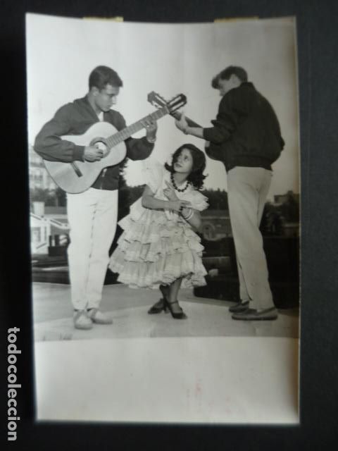 Antique Photography: LA NI&Ntilde;A CARMELITA MONTERO CANTANTE BAILARINA FLAMENCA ANTIGUA FOTOGRAFIA ORIGINAL 11 X 17 CM