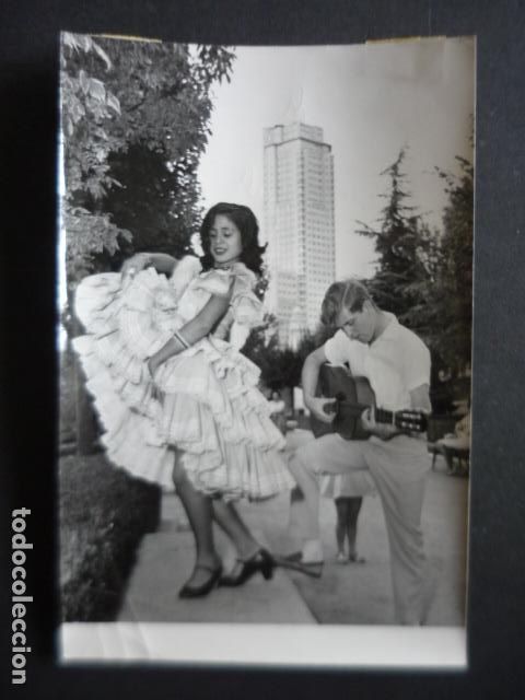Antique Photography: LA NI&Ntilde;A CARMELITA MONTERO CANTANTE BAILARINA FLAMENCA ANTIGUA FOTOGRAFIA ORIGINAL 11 X 17 CM