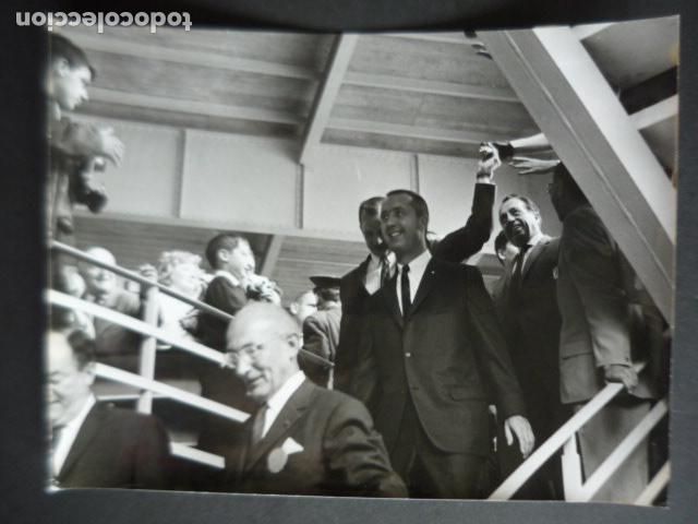 Antique Photography: JAMES MCDIVITT EDWARD WHITE ASTRONAUTAS NASA ANTIGUA FOTOGRAFIA ORIGINAL 18 X 24 CM