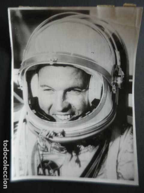 Antique Photography: LEROY GORDON COOPER ASTRONAUTA NASA ANTIGUA FOTOGRAFIA ORIGINAL 18 X 24 CM