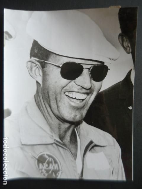 Antique Photography: LEROY GORDON COOPER ASTRONAUTA NASA ANTIGUA FOTOGRAFIA ORIGINAL 18 X 24 CM