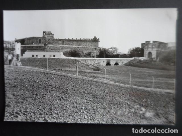 Alte Fotografie: OLIVENZA BADAJOZ DETALLE BASTION ANTIGUA FOTOGRAFIA ORIGINAL 30 X 20 CM