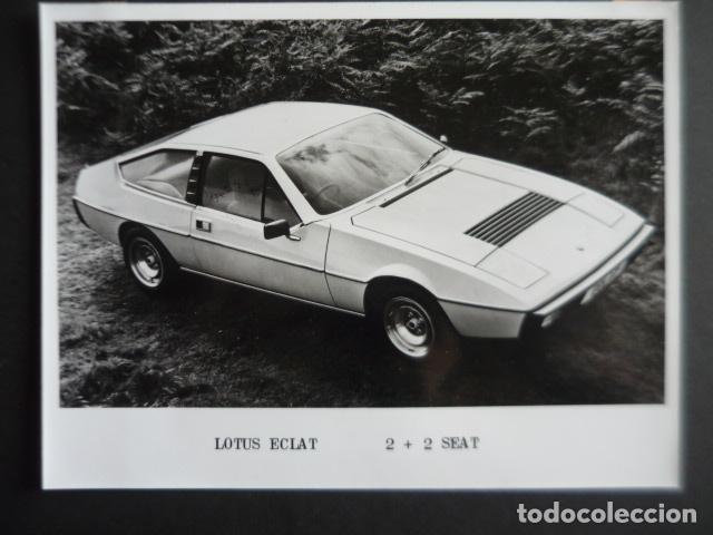 Fotografia antiga: LOTUS ECLAT AUTOMOVIL AUTOMOCION ANTIGUA FOTOGRAFIA ORIGINAL 21.5 X 16.5 CM