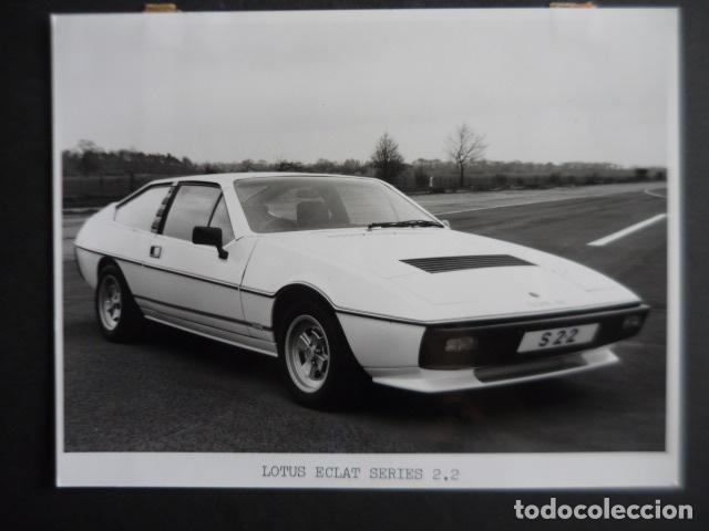 Fotografia antiga: LOTUS ECLAT AUTOMOVIL AUTOMOCION ANTIGUA FOTOGRAFIA ORIGINAL 21.5 X 16.5 CM