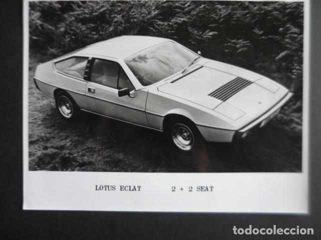 Fotografia antiga: LOTUS ECLAT AUTOMOVIL AUTOMOCION ANTIGUA FOTOGRAFIA ORIGINAL 21.5 X 16.5 CM