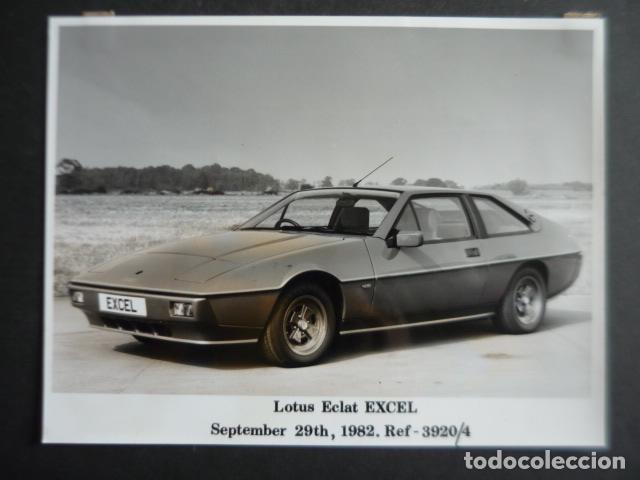 Fotografia antiga: LOTUS ECLAT EXCEL AUTOMOVIL AUTOMOCION ANTIGUA FOTOGRAFIA ORIGINAL 21.5 X 16.5 CM