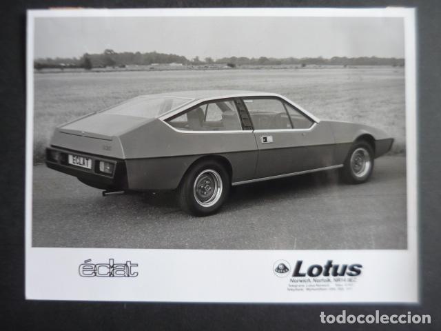 Fotografia antiga: LOTUS ECLAT AUTOMOVIL AUTOMOCION ANTIGUA FOTOGRAFIA ORIGINAL 21.5 X 16.5 CM