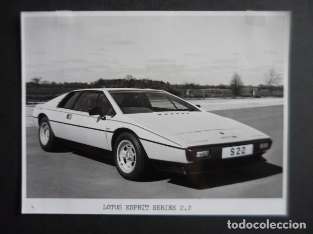 Fotografia antiga: LOTUS ESPRIT AUTOMOVIL AUTOMOCION ANTIGUA FOTOGRAFIA ORIGINAL 21.5 X 15.5 CM