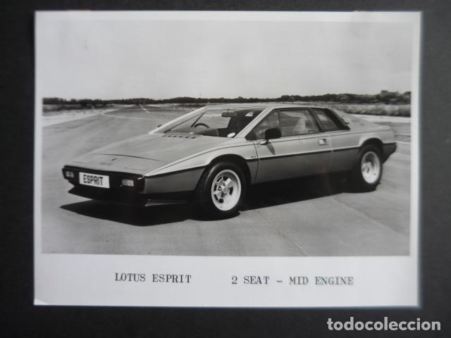 Fotografia antiga: LOTUS ESPRIT AUTOMOVIL AUTOMOCION ANTIGUA FOTOGRAFIA ORIGINAL 21.5 X 15.5 CM