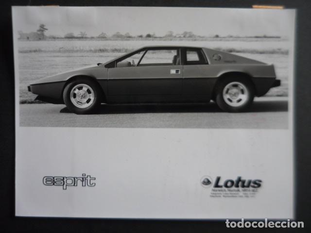 Fotografia antiga: LOTUS ESPRIT AUTOMOVIL AUTOMOCION ANTIGUA FOTOGRAFIA ORIGINAL 21.5 X 15.5 CM
