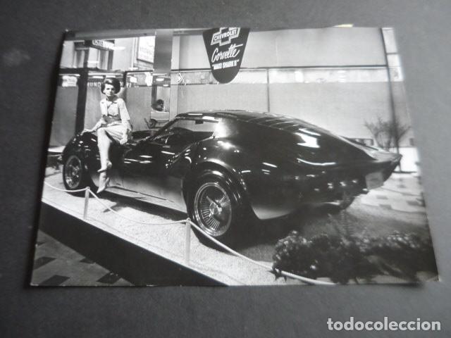 Photographie ancienne: CHEVROLET MAKO SHAR SALON AUTOMOVIL ESTOCOLMO 1966 AUTOMOCION ANTIGUA FOTOGRAFIA ORIGINAL 18 X 24 CM