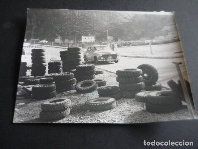 Photographie ancienne: RALLYE DE MONTECARLO 1966 AUTOMOVILISMO ANTIGUA FOTOGRAFIA ORIGINAL 18 X 24 CM