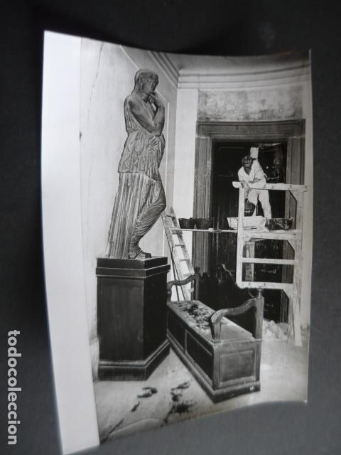 Fotograf&iacute;a antigua: MADRID REAL ACADEMIA BELLAS ARTES SAN FERNANDO REPARACIONES ANTIGUA FOTOGRAFIA ORIGINAL 18 X 24 CM