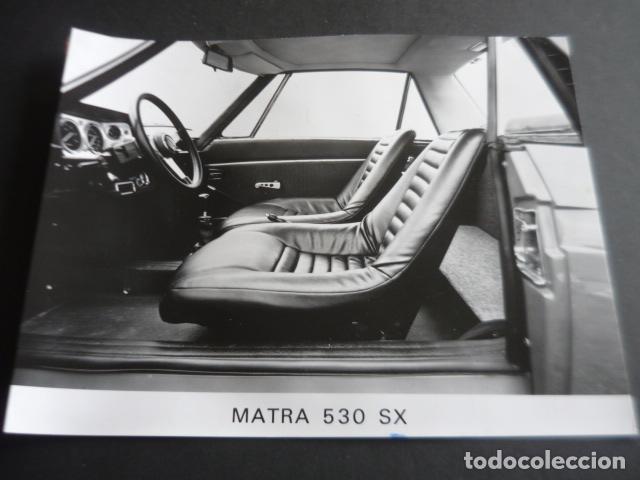Photographie ancienne: AUTOMOVIL MATRA 530 SX ANTIGUA FOTOGRAFIA ORIGINAL 21 X 27 CM