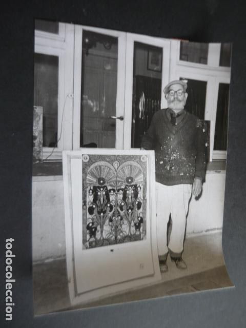 Antique Photography: EL BOLICHE PINTOR ANTIGUA FOTOGRAFIA ORIGINAL 18 X 24 CM