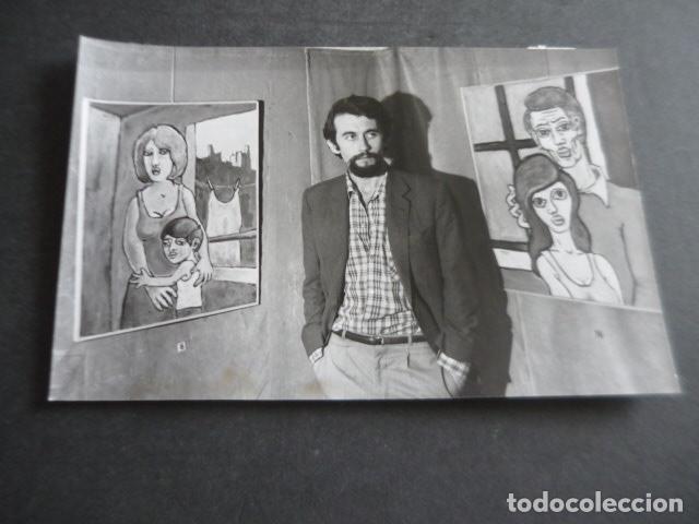 Antique Photography: JOSE A. INIESTA PINTOR JAEN ANTIGUA FOTOGRAFIA ORIGINAL 12 X 17 CM