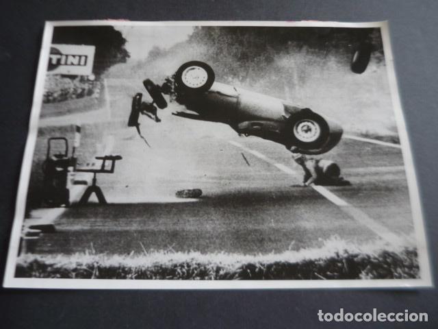 Antique Photography: ACCIDENTE AUTOMOVILISMO CARRERA CIRCUITO ANTIGUA FOTOGRAFIA ORIGINAL 18 X 24 CM