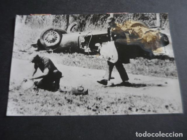 Antique Photography: XII HORAS SEBRING JIM HUGES ACCIDENTE AUTOMOVILISMO ANTIGUA FOTOGRAFIA ORIGINAL 18 X 12 CM