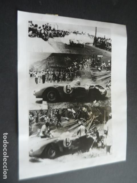 Photographie ancienne: RIO DE JANEIRO CARRERA SPORTS CARS ACCIDENTE AUTOMOVILISMO ANTIGUA FOTOGRAFIA ORIGINAL 18 X 24 CM