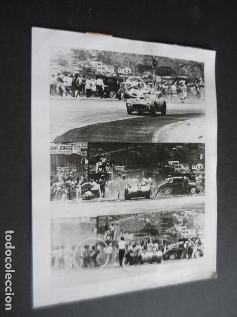 Antique Photography: RIO DE JANEIRO CARRERA SPORTS CARS ACCIDENTE AUTOMOVILISMO ANTIGUA FOTOGRAFIA ORIGINAL 18 X 24 CM
