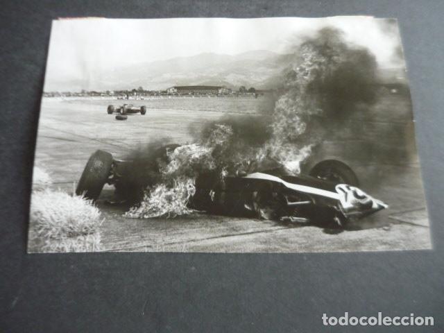 Fotograf&iacute;a antigua: SELTWEG AUSTRIA ACCIDENTE CIRCUITO AUTOMOVILISMO ANTIGUA FOTOGRAFIA ORIGINAL 12 X 18 CM