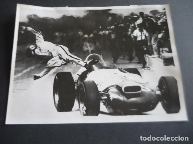 Antique Photography: INDIANAPOLIS CIRCUITO AUTOMOVILISMO ACCIDENTE ANTIGUA FOTOGRAFIA ORIGINAL 18 X 24 CM
