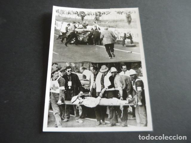 Antique Photography: XXIV HORAS DE LE MANS CIRCUITO AUTOMOVILISMO ACCIDENTE ANTIGUA FOTOGRAFIA ORIGINAL 13 X 18 CM