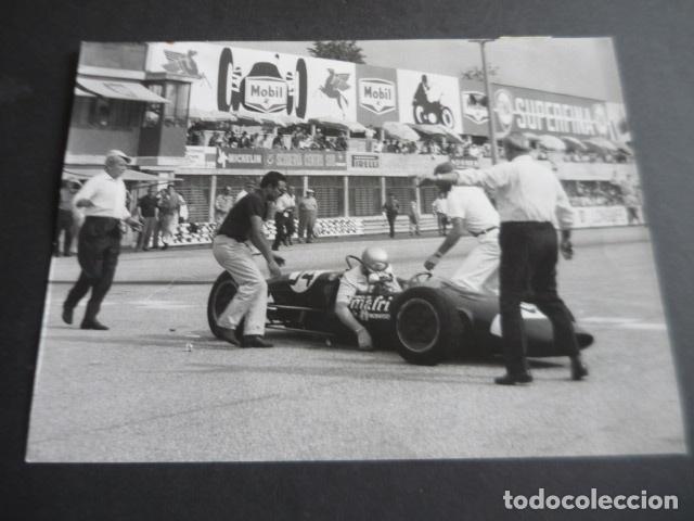 Antique Photography: MONZA ITALIA CIRCUITO AUTOMOVILISMO ACCIDENTE ANTIGUA FOTOGRAFIA ORIGINAL 18 X 24 CM