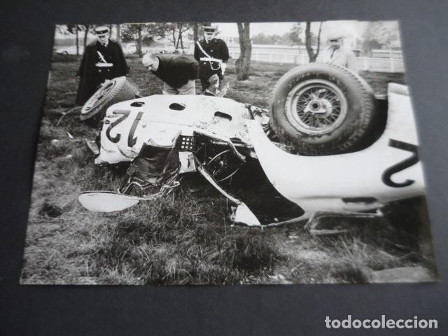 Fotograf&iacute;a antigua: XXIV HORAS DE LE MANS AUTOMOVILISMO ACCIDENTE ANTIGUA FOTOGRAFIA ORIGINAL 18 X 24 CM