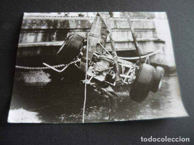 Fotograf&iacute;a antigua: MONACO AUTOMOVILISMO ACCIDENTE ANTIGUA FOTOGRAFIA ORIGINAL 18 X 24 CM