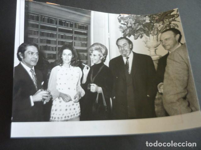 Antique Photography: NATALIA FIGUEROA ESCRITORA CON ANTONIO BAILARIN FRAGA ANTIGUA FOTOGRAFIA ORIGINAL 24 X 18 CM