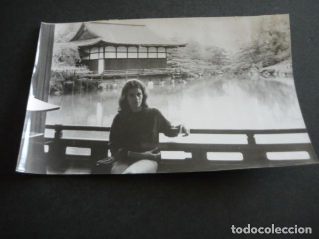 Fotografia antica: NATALIA FIGUEROA ESCRITORA EN JAPON ANTIGUA FOTOGRAFIA ORIGINAL 18 X 12 CM