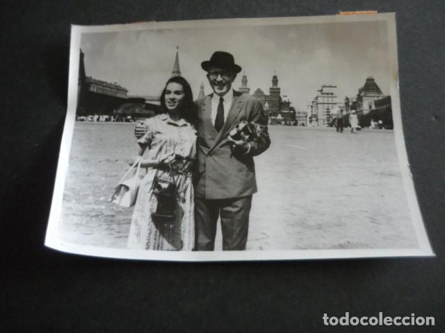 Photographie ancienne: NATALIA FIGUEROA ESCRITORA EN MOSCU ANTIGUA FOTOGRAFIA ORIGINAL 18 X 12 CM