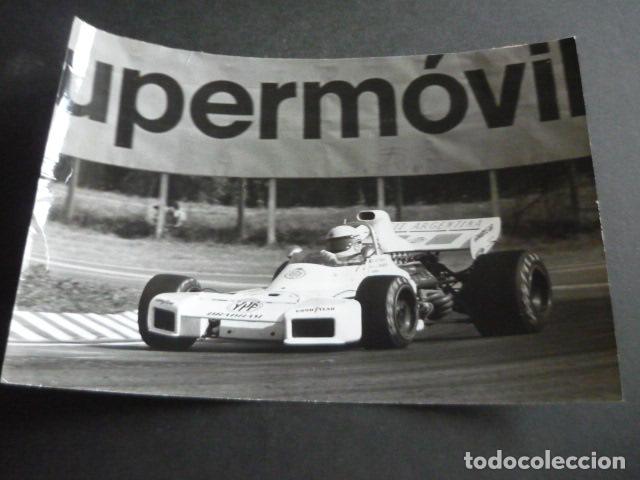 Fotografia antica: CARLOS REUTEMANN CORREDOR AUTOMOVILISMO ANTIGUA FOTOGRAFIA ORIGINAL 18 X 24 CM