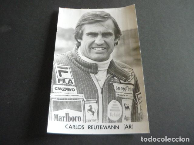Fotograf&iacute;a antigua: CARLOS REUTEMANN CORREDOR AUTOMOVILISMO ANTIGUA FOTOGRAFIA ORIGINAL 13 X 20 CM