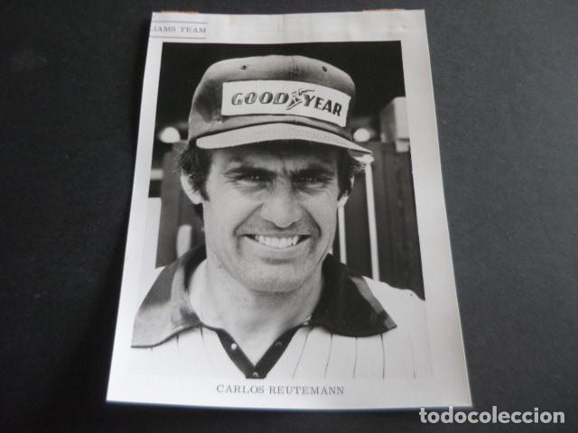 Fotograf&iacute;a antigua: CARLOS REUTEMANN CORREDOR AUTOMOVILISMO ANTIGUA FOTOGRAFIA ORIGINAL 14 X 19 CM